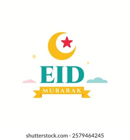 Eid Mubarak Typography Design Collection