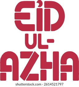 Eid Mubarak typography vector illustration . Islamic festival art for greetings, t-shirts, posters, cards and more