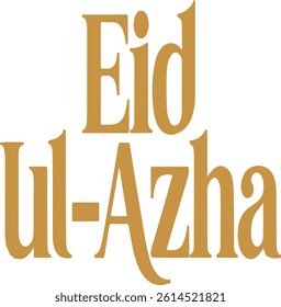 Eid Mubarak typography vector illustration . Islamic festival art for greetings, t-shirts, posters, cards and more