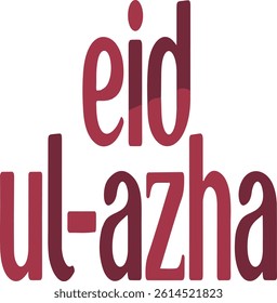 Eid Mubarak typography vector illustration . Islamic festival art for greetings, t-shirts, posters, cards and more
