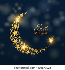 Eid Mubarak vector background