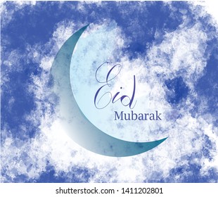eid mubarak vector, can be used for eid cards and posters