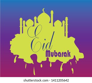 eid mubarak vector, can be used for eid cards and posters