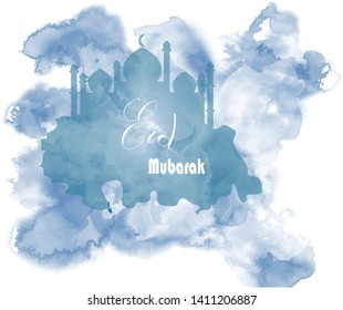 eid mubarak vector, can be used for eid cards and posters