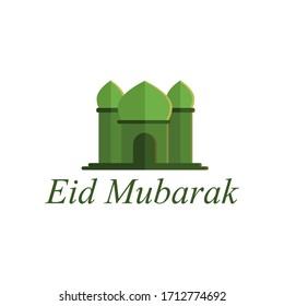 Eid Mubarak Vector Cartoon Illustrator