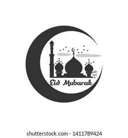 eid mubarak vector design celebration