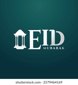 Eid mubarak vector design collection