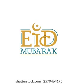 Eid mubarak vector design collection