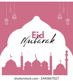 Eid Mubarak Vector Design Illustration For Celebrate Moment