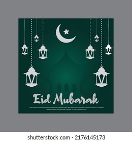 Eid Mubarak Vektorgrafik-Design