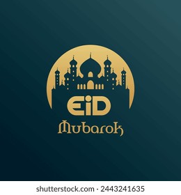 Eid Mubarak Vector illustration design