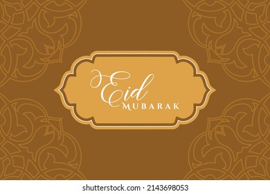 Eid Mubarak Vector Illustration for Social Media and Banner