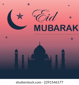 Eid Mubarak Vector Image For Ramazan Eid
