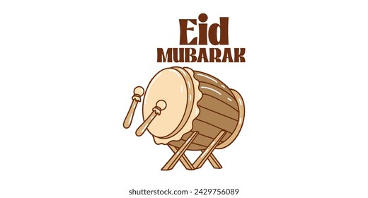 eid mubarak vector logo icono