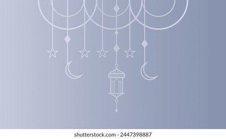 Eid Mubarak Vector. Eid Mubarok Islamic background template.