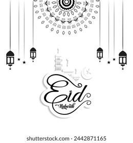 Eid mubarak wishes semilore Black card