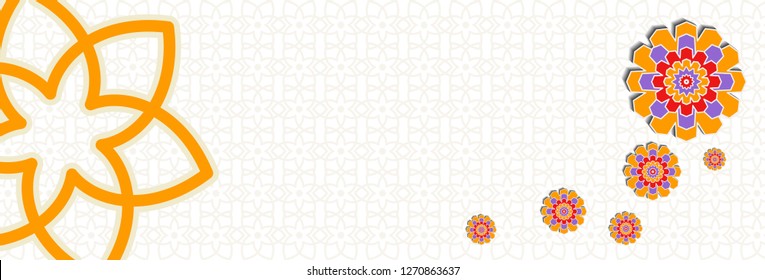 Islamic Footer Stock Vectors Images Vector Art Shutterstock