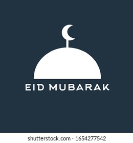 eid mubarok Vektorillustration, Plakatlogo, Vektorillustration Illustration