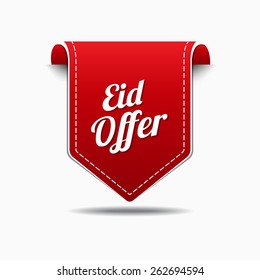 Eid Offer Red Vector Icon Design