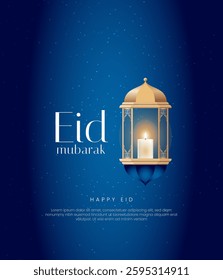 Eid Poster Ramadan Kareem window and lantern backgrounds. Modern Islamic greeting card template and wallpaper design. Poster and social media banner vector illustration