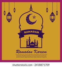 Eid Radiance: Illuminate Ramadan Blessings with Our Captivating Islamic Poster Design – Perfect for Social Media, Sharing the Joy of the Holy Month and Cultural Elegance!