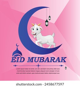 Eid or Ramadan Kareem or eid mubarak background. Eid-Ul-Adha festival celebration