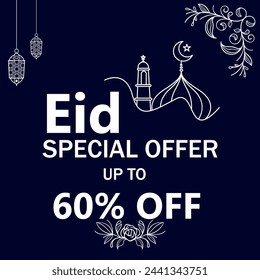 Eid sale offer 40% of, Ramazan sale, Ramadan weekend sale, Eid special offer  svg