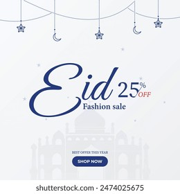 Eid sale offer social media post design