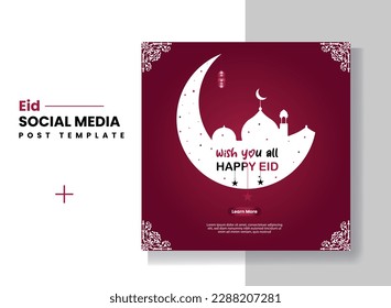 Eid Social Media post design.new background and web template