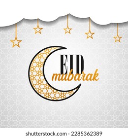 Eid Social Midea islamik diseño de fondo y diseño de texto creativo de Eid Mubarak, eid ramzan kareem mubarak Eid diseño de tarjeta de saludo con banner de caligrafía árabe
