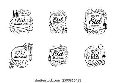 Eid, Typography, Bundle, Calligraphy, Islamic, Fonts, Design, Arabic, Script, Lettering, Graphic, Digital, Art, Creative, Modern, Elegant, Stylish, Vector, PNG, PSD, AI, Template, Editable, Handwritte