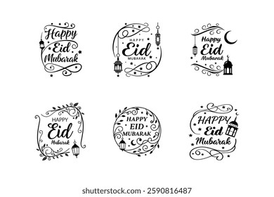 Eid, Typography, Bundle, Calligraphy, Islamic, Fonts, Design, Arabic, Script, Lettering, Graphic, Digital, Art, Creative, Modern, Elegant, Stylish, Vector, PNG, PSD, AI, Template, Editable, Handwritte