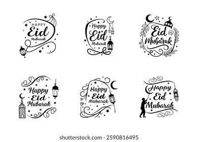 Eid, Typography, Bundle, Calligraphy, Islamic, Fonts, Design, Arabic, Script, Lettering, Graphic, Digital, Art, Creative, Modern, Elegant, Stylish, Vector, PNG, PSD, AI, Template, Editable, Handwritte