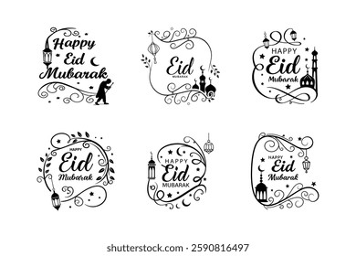 Eid, Typography, Bundle, Calligraphy, Islamic, Fonts, Design, Arabic, Script, Lettering, Graphic, Digital, Art, Creative, Modern, Elegant, Stylish, Vector, PNG, PSD, AI, Template, Editable, Handwritte