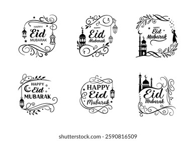 Eid, Typography, Bundle, Calligraphy, Islamic, Fonts, Design, Arabic, Script, Lettering, Graphic, Digital, Art, Creative, Modern, Elegant, Stylish, Vector, PNG, PSD, AI, Template, Editable, Handwritte