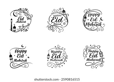 Eid, Typography, Bundle, Calligraphy, Islamic, Fonts, Design, Arabic, Script, Lettering, Graphic, Digital, Art, Creative, Modern, Elegant, Stylish, Vector, PNG, PSD, AI, Template, Editable, Handwritte