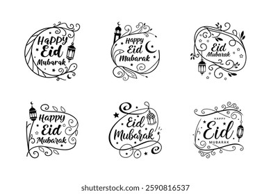 Eid, Typography, Bundle, Calligraphy, Islamic, Fonts, Design, Arabic, Script, Lettering, Graphic, Digital, Art, Creative, Modern, Elegant, Stylish, Vector, PNG, PSD, AI, Template, Editable, Handwritte