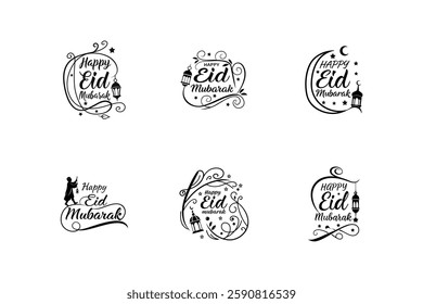 Eid, Typography, Bundle, Calligraphy, Islamic, Fonts, Design, Arabic, Script, Lettering, Graphic, Digital, Art, Creative, Modern, Elegant, Stylish, Vector, PNG, PSD, AI, Template, Editable, Handwritte