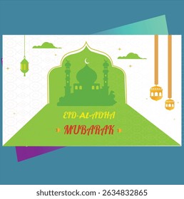 Eid ul Adah Projeto do cartão