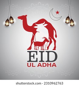  Eid ul Adha 2023 muslimischer Mann steht Adha Mubarak arabica glückliches Leben