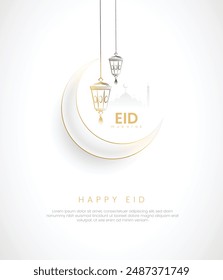 Eid ul adha eid ul fiter islamic greetings eid mubarak card design, Eid social media post, ramadhan eed Mubarak, elegant blue background Template