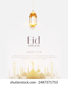 Eid ul adha eid ul fiter islamic greetings eid mubarak card design, Eid social media post, ramadhan eed Mubarak, elegant blue background Template