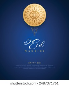 Eid ul adha eid ul fiter saludos islámicos eid mubarak diseño de la tarjeta, Eid publicación de medios sociales, ramadhan eed Mubarak, elegante Plantilla de fondo azul