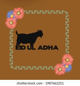 eid ul adha con fondo de cabra
