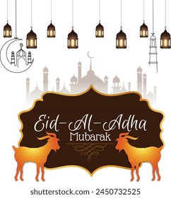 eid ul adha con fondo blanco