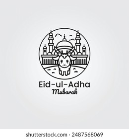 eid ul adha islamic social media post logo vector sublimation tshirt graphic design
