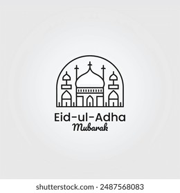 eid ul adha islamic social media post logo vector sublimation tshirt graphic design
