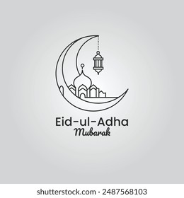 eid ul adha islamic social media post logo vector sublimation tshirt graphic design
