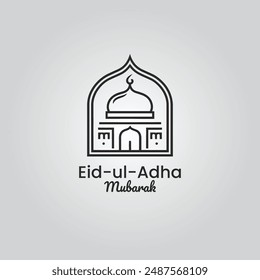 eid ul adha islamic social media post logo vector sublimation tshirt graphic design
