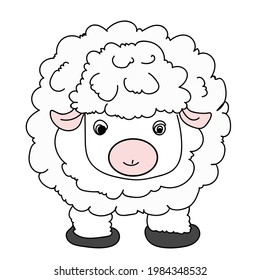 Eid Ul Adha Lamb Illustration